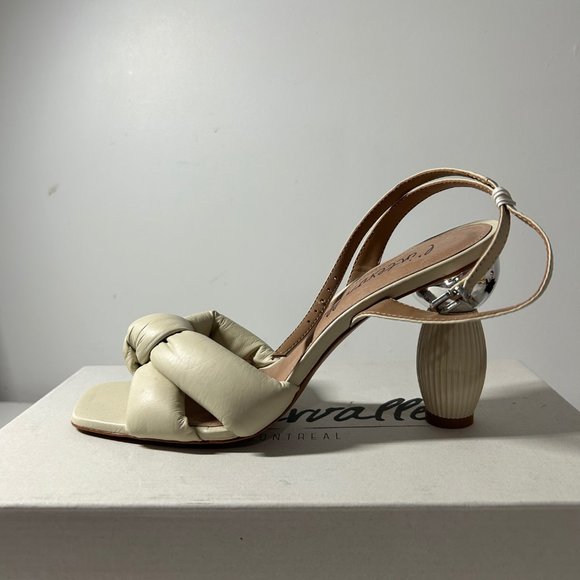 L'intervalle Susanita Nude Leather Heals - Picture 7 of 8